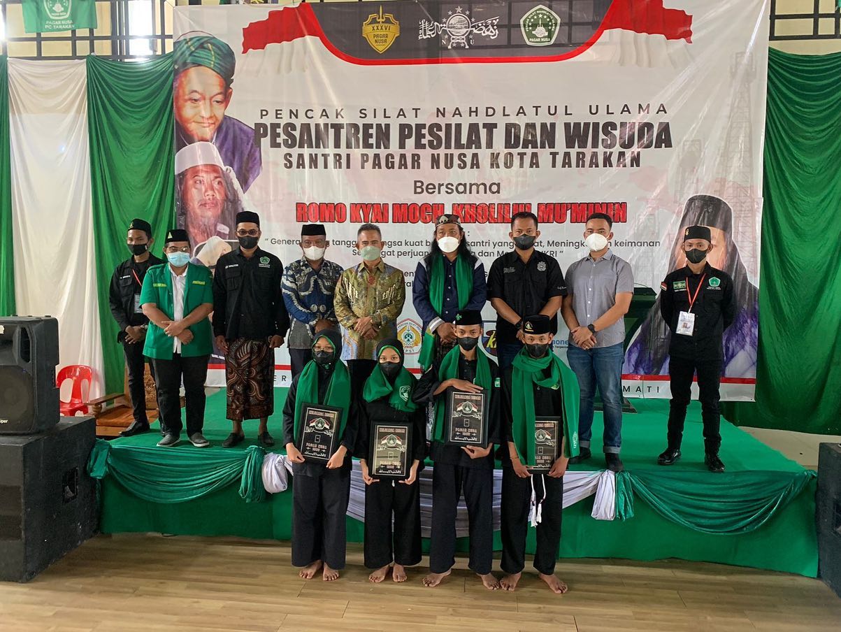 Hadiri Wisuda Pencak Silat NU Pagar Nusa Kota Tarakan