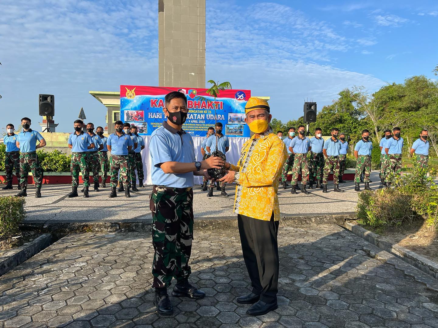 Karya Bhakti Peringatan HUT ke-76 Hari TNI Angkatan Udara