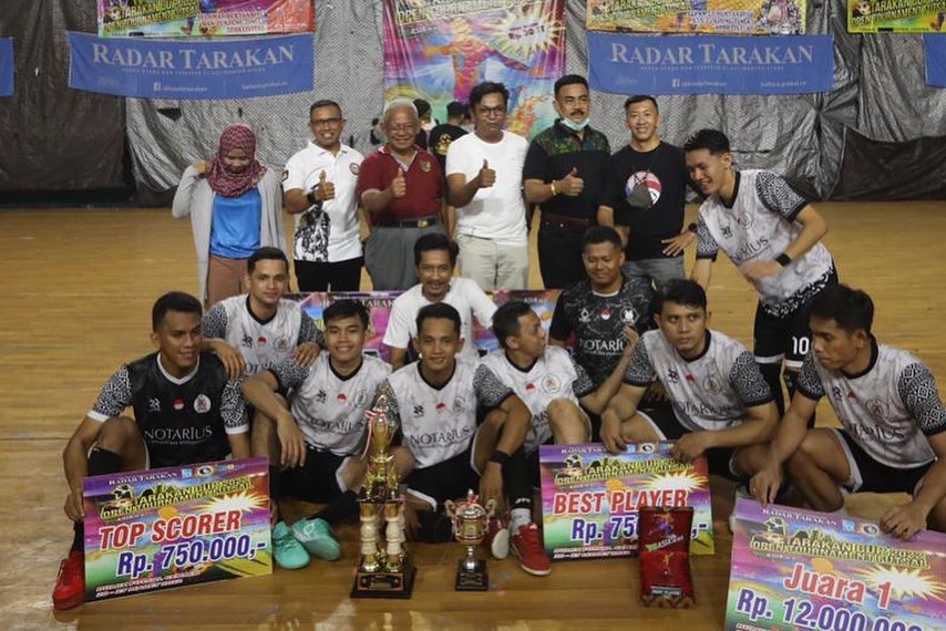 Menutup Pelaksanaan Tarakan Cup Open Tournament Futsal 2022