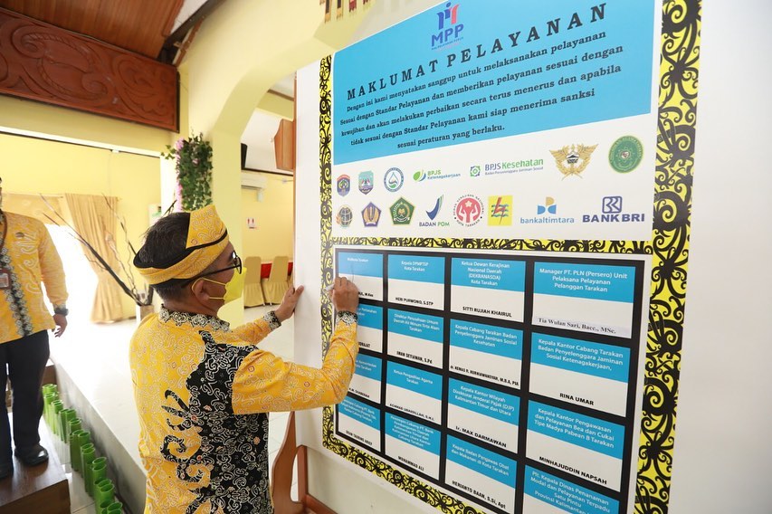 Penandatangan Maklumat Pelayanan pada MPP