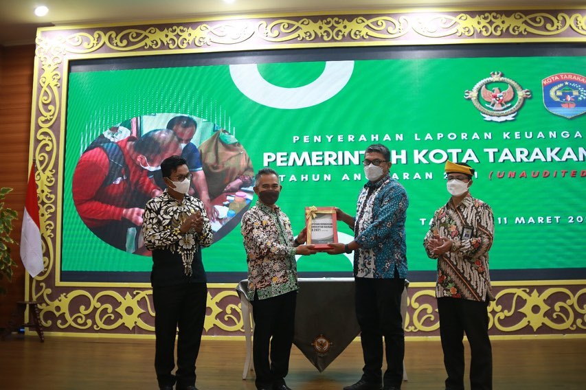 Penyerahan LKPD Kota Tarakan TA 2021 Kepada BPK RI