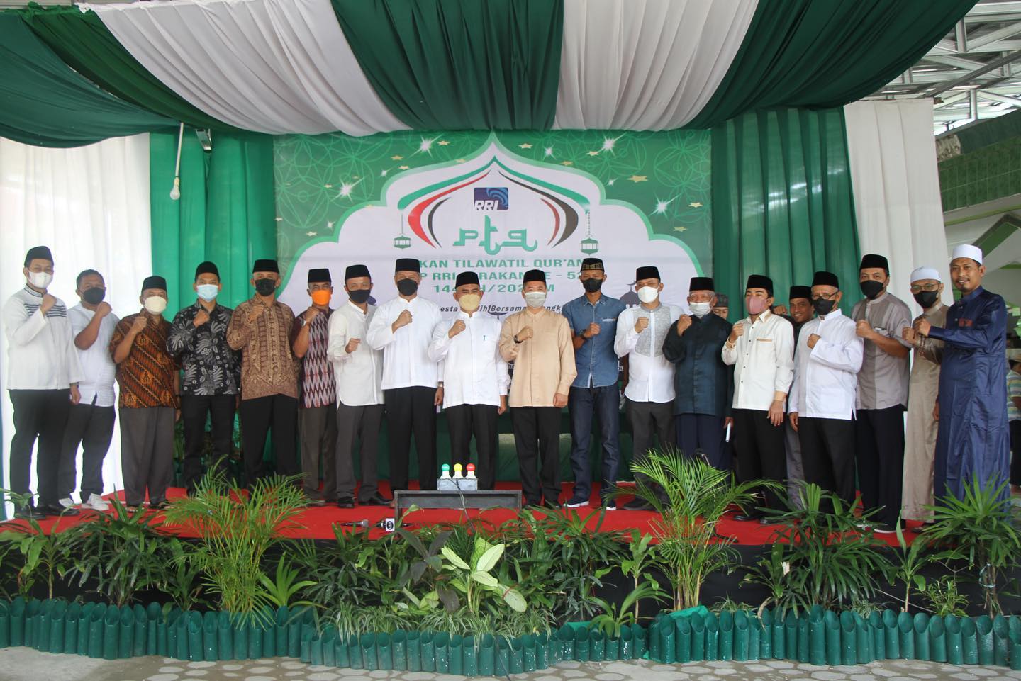 Membuka Pekan Tilawatil Qur'an LPP RRI Tarakan