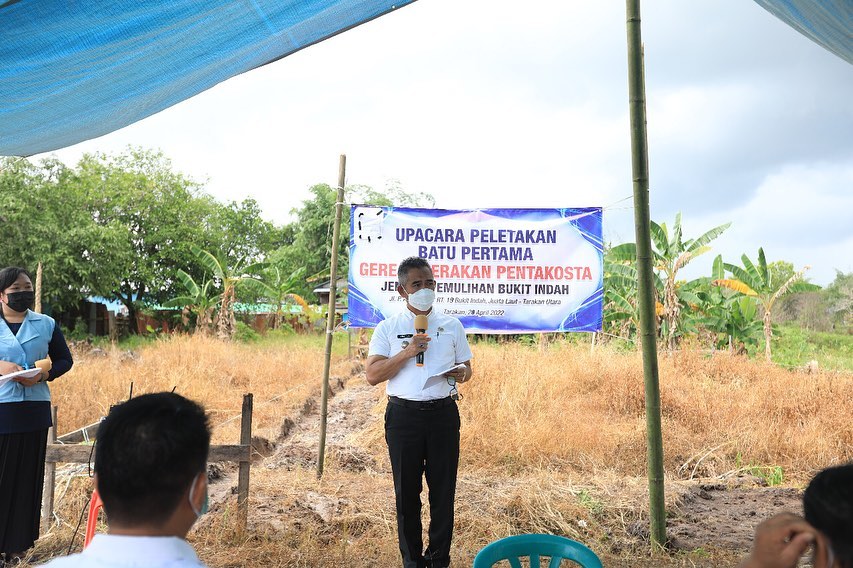 Peletakan Batu Pertama Pembangunan Gereja Gerakan Pantekosta (GGP)