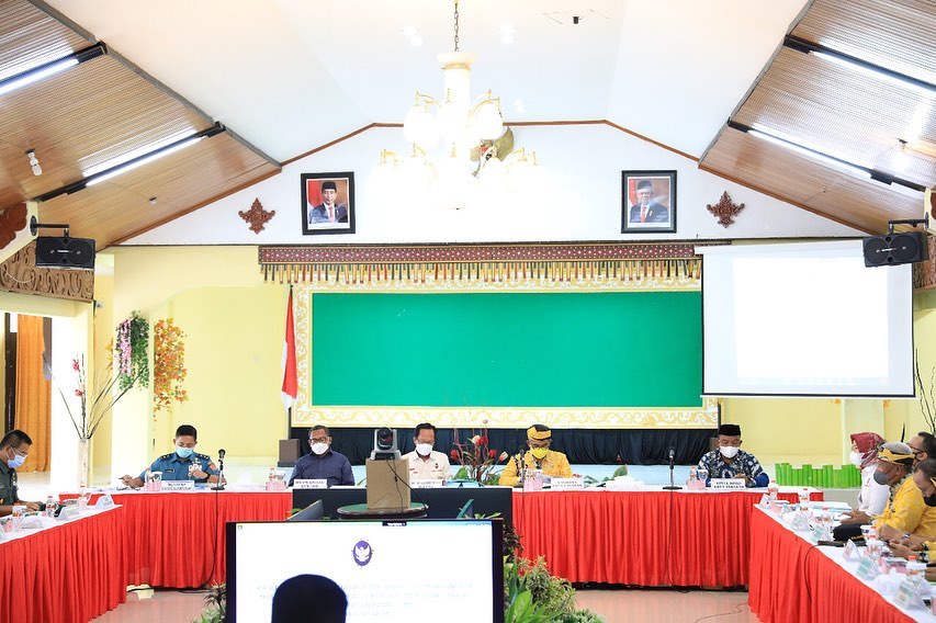 Rapat Koordinasi Pembahasan Penyelesaian Permasalahan Sengketa Lahan Masyarakat dengan TNI AL