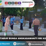 Analis Program Pemberdayaan Masyarakat Dalam Penanganan Masalah Sosial Dinsos PM Kota Tarakan Melaksanakan Kegiatan Monitoring Ziarah Dan Tabur Bunga Angkasawan/Ti RRI Kota Tarakan