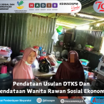 TKS Kelurahan Mamburungan Dinsos PM Kota Tarakan Melaksanakan Kegiatan Pendataan Usulan DTKS Dan Pendataan Wanita Rawan Sosial Ekonomi