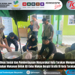 Anggota Tagana Dinsos PM Kota Tarakan Mempersiapkan Bahan Makanan Untuk Uji Coba Makan Bergizi Gratis Di Kota Tarakan Tahun 2024