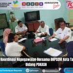 Kepala Dinsos PM Kota Tarakan Menerima Kunjungan Kerja BKPSDM Kota Tarakan Dalam Rangka Rakor Masalah Kepegawaian