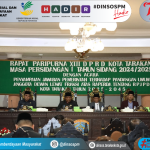 Kepala Dinsos PM Kota Tarakan Menghadiri Rapat Paripurna XIII DPRD Kota Tarakan Masa Persidangan I Tahun Sidang 2024/2025 Dengan Acara Penyampaian Jawaban Pemerintah Terhadap Pandangan Umum Anggota Dewan Lewat Fraksi Atas Raperda Tentang RPJPD Kota Tarakan Tahun 2025-2045