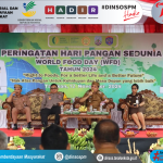 Kepala Dinsos PM Kota Tarakan Menghadiri Peringatan Hari Pangan Sedunia Ke-44 Tahun 2024