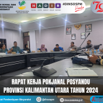 Kabid. Pemberdayaan Masyarakat Dinsos PM Kota Tarakan Menghadiri Raker Pokjanal Posyandu Provinsi Kalimantan Utara Tahun 2024