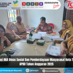 Dinsos PM Kota Tarakan Melaksanakan Asistensi RKA OPD APBD Tahun Anggaran 2025