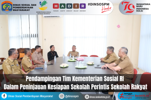 Pendampingan Peninjauan Kementerian Sosial Republik Indonesia Untuk Persiapan Sekolah Perintis Sekolah Rakyat