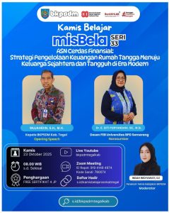 Zoom Meeting Webinar Kamis Belajar Series 33