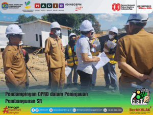 Kepala Dinsos PM Kota Tarakan Dampingi DPRD Tinjau Pembangunan SR