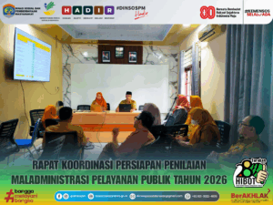📌 Rapat Koordinasi Persiapan Penilaian Maladministrasi Pelayanan Publik Tahun 2026