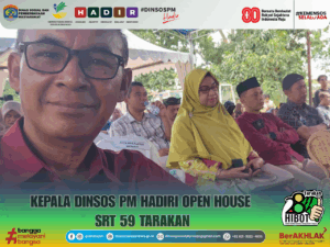 Kepala Dinsos PM Hadiri Open House SRT 59 Tarakan